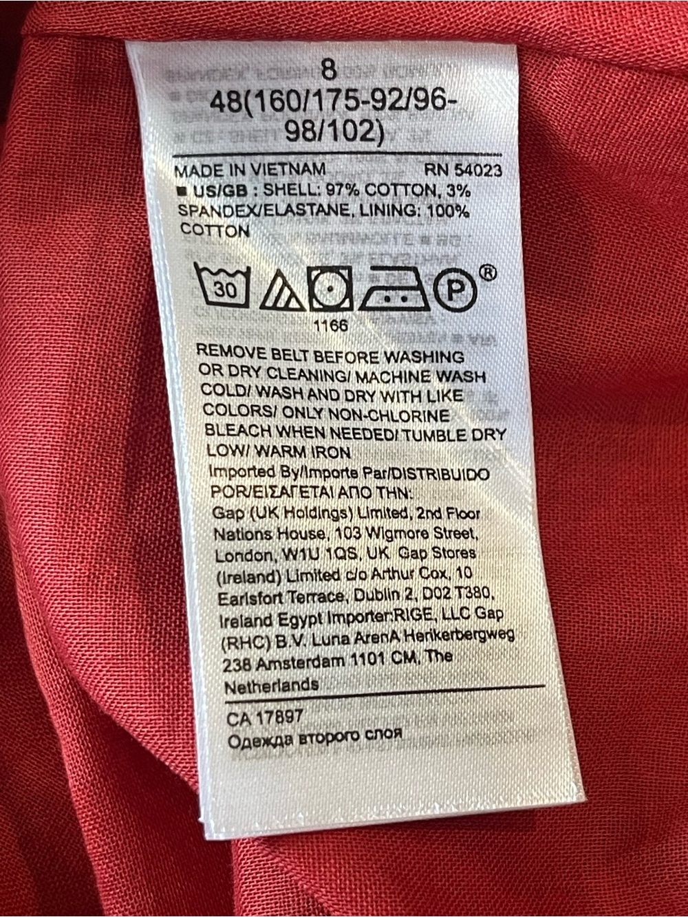 NWT Banana Republic x Harbison Smocked Apron Midi Dress, Sleeveless, Red Clay, 8 - Picture 7 of 16